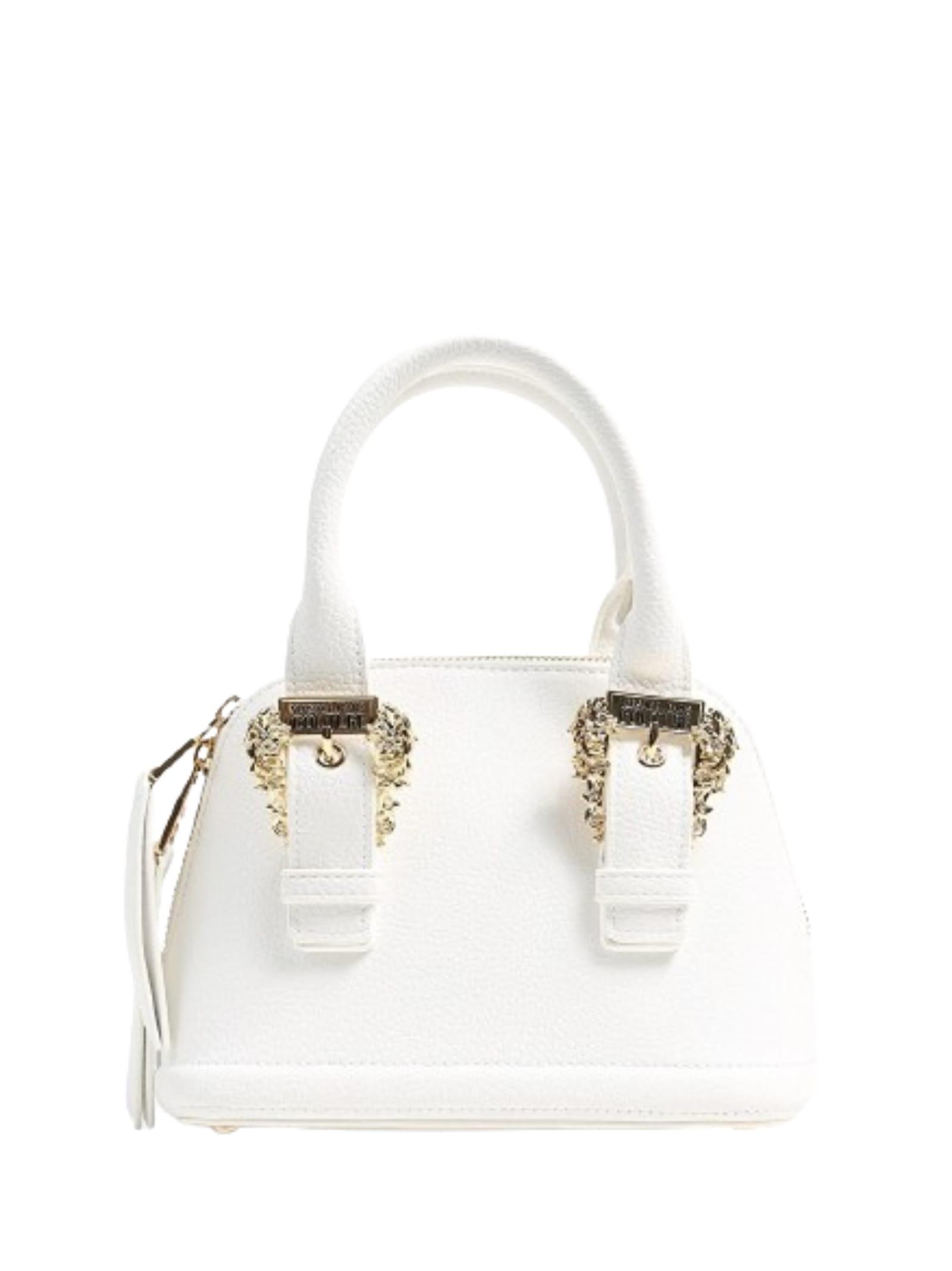 versace jeans couture white bag