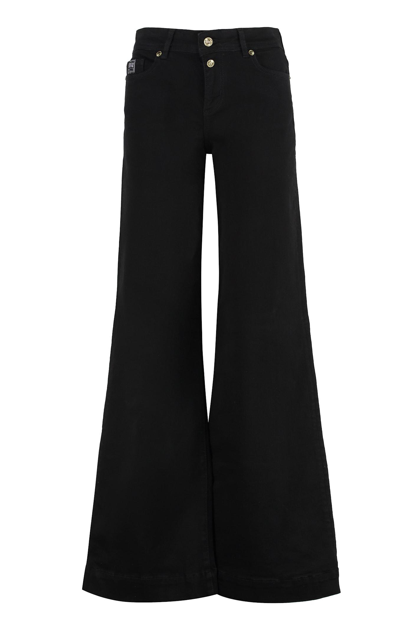 versace jeans couture wide-leg jeans