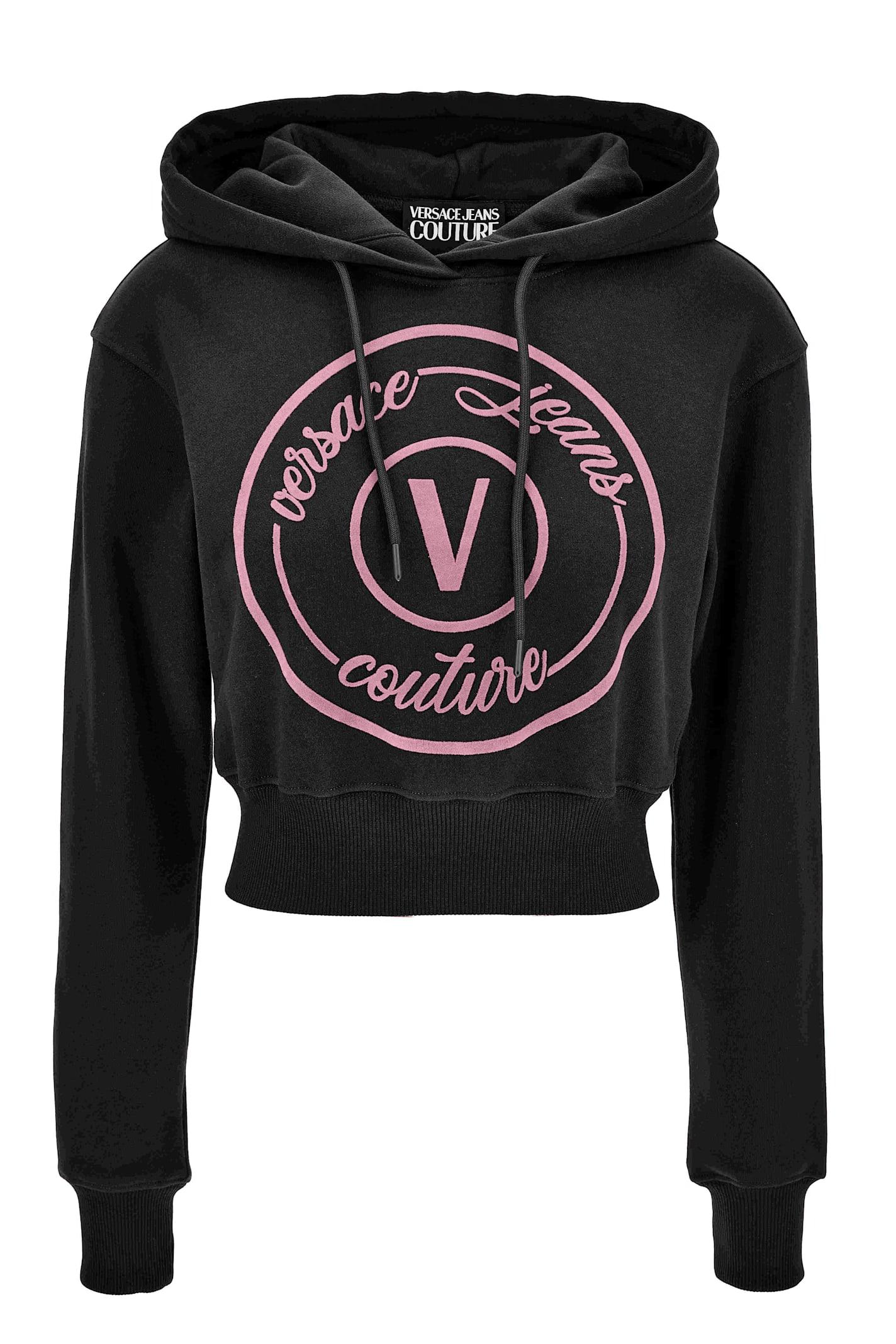 versace jeans couture womens sweater with hoodie