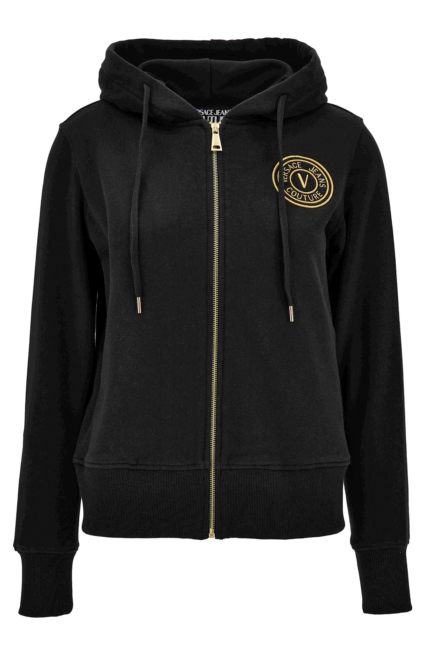 versace jeans couture womens sweater with hoodie