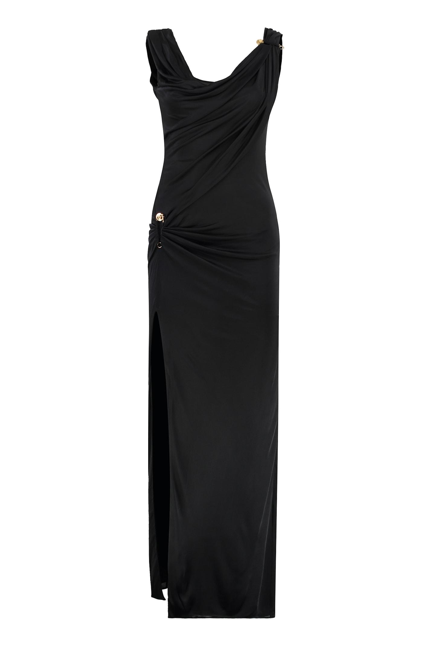 versace jersey maxi dress