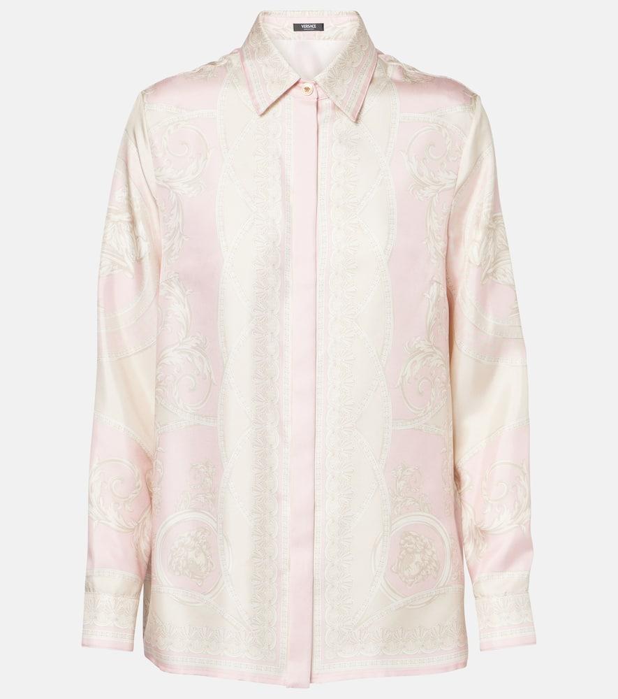 versace la coupe des dieux silk shirt