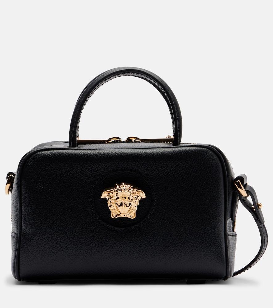 versace la medusa small leather tote bag