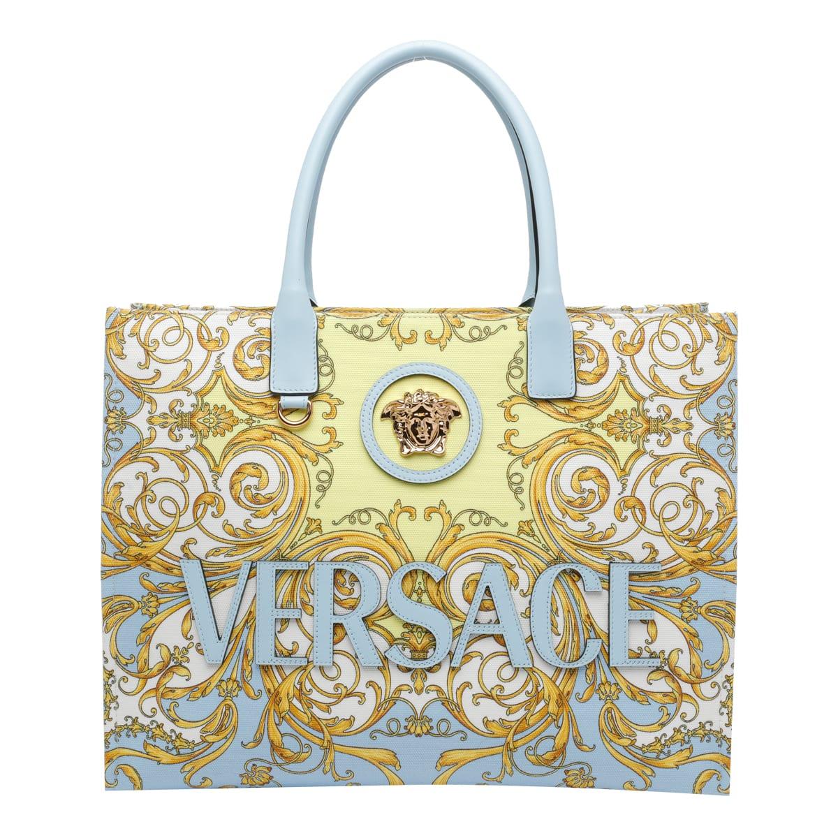 versace large la medusa shopping bag