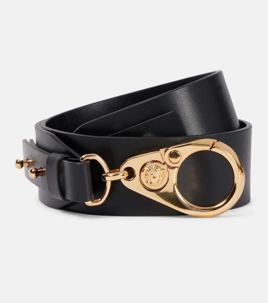 versace leather belt