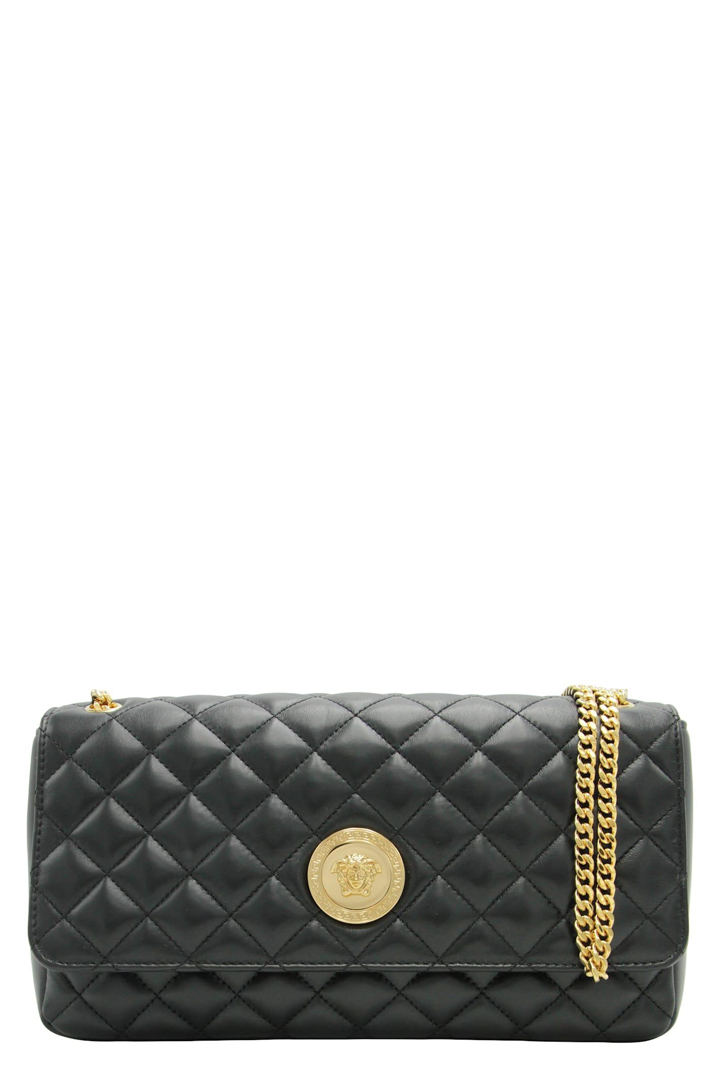 versace leather crossbody bag