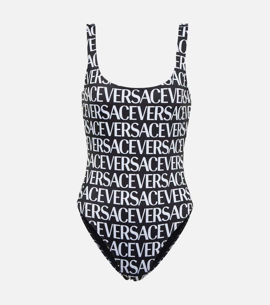 versace logo swimsuit