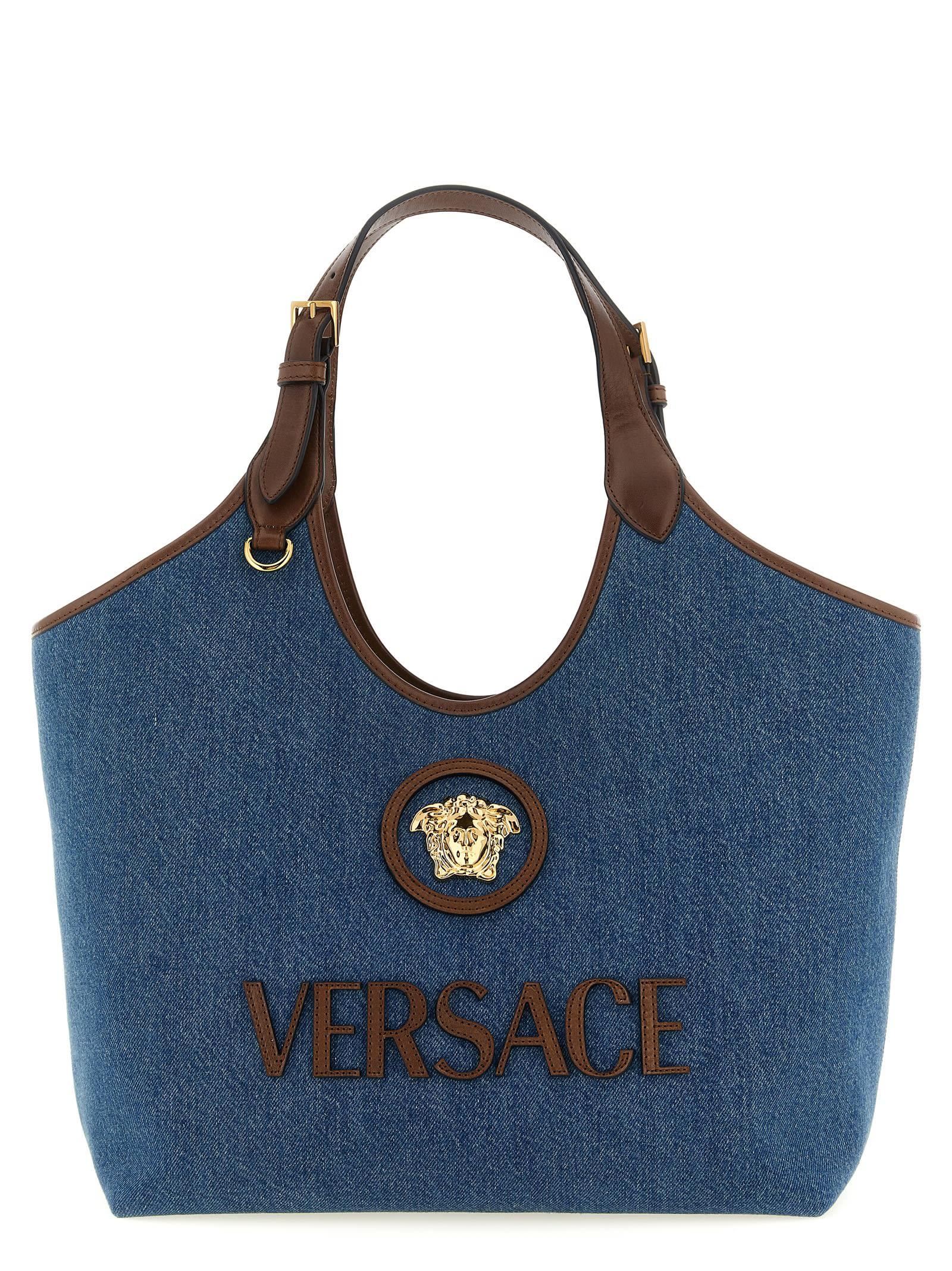 versace medium la medusa shopping bag