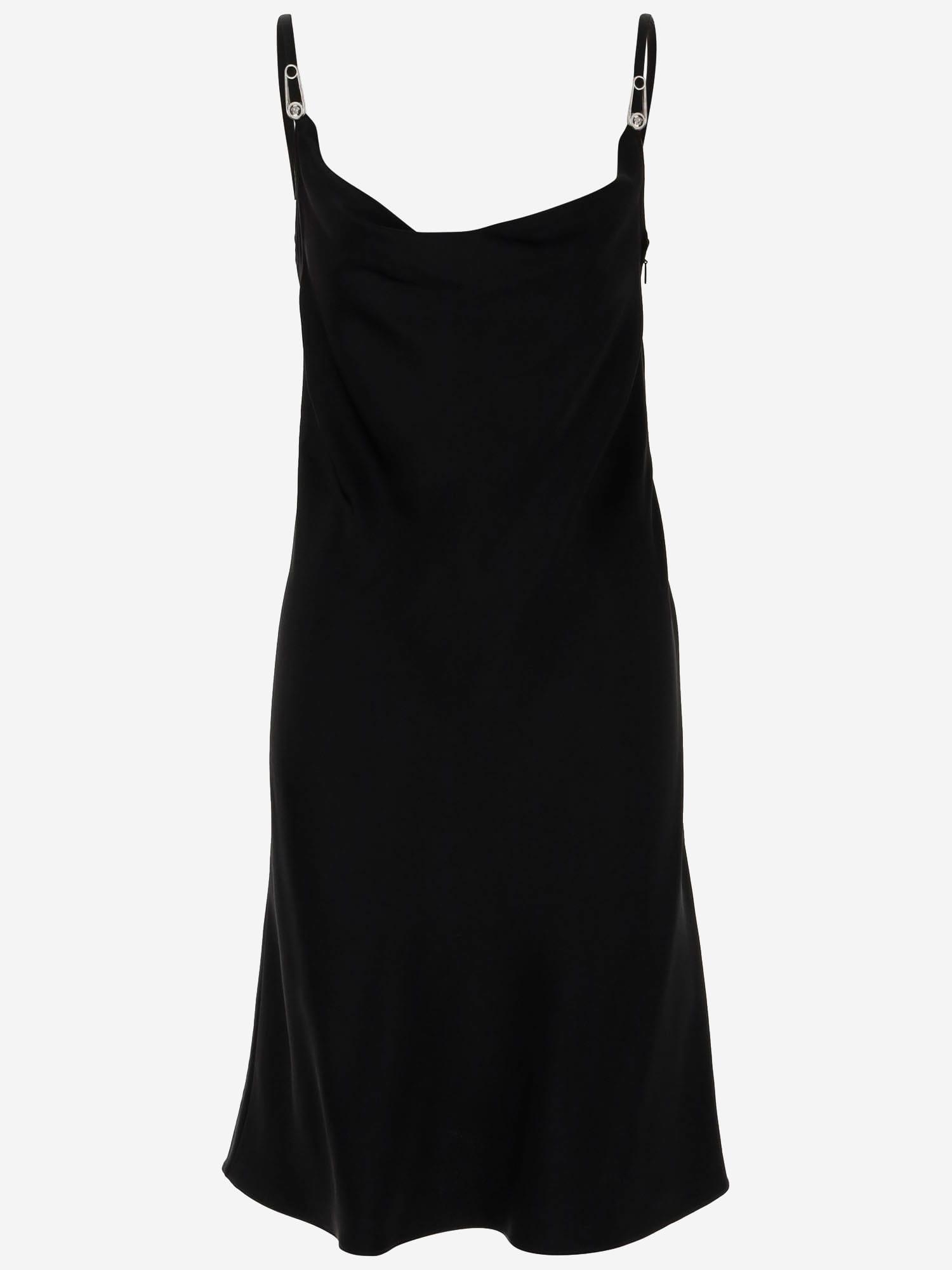 versace mini dress enver satin