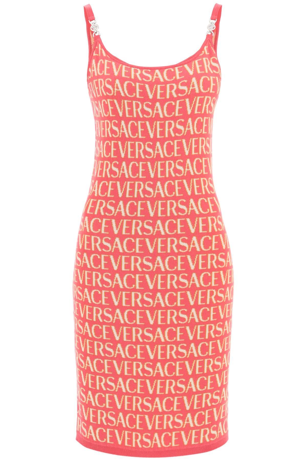 versace monogram knit dress