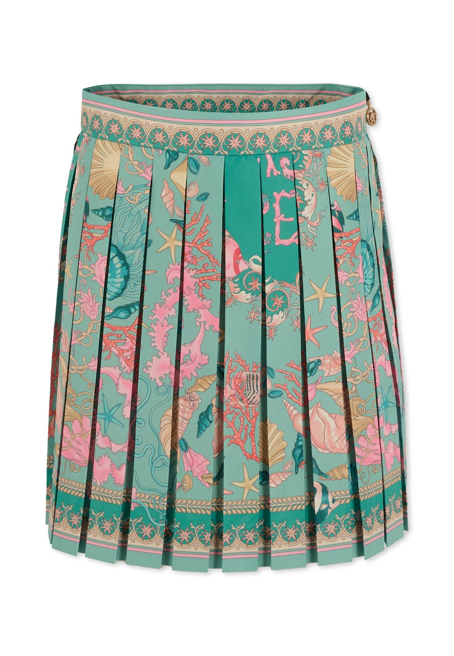 versace multicolor skirt for girl