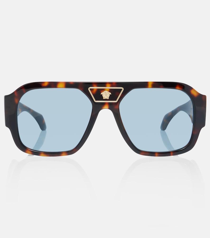 versace rectangular sunglasses