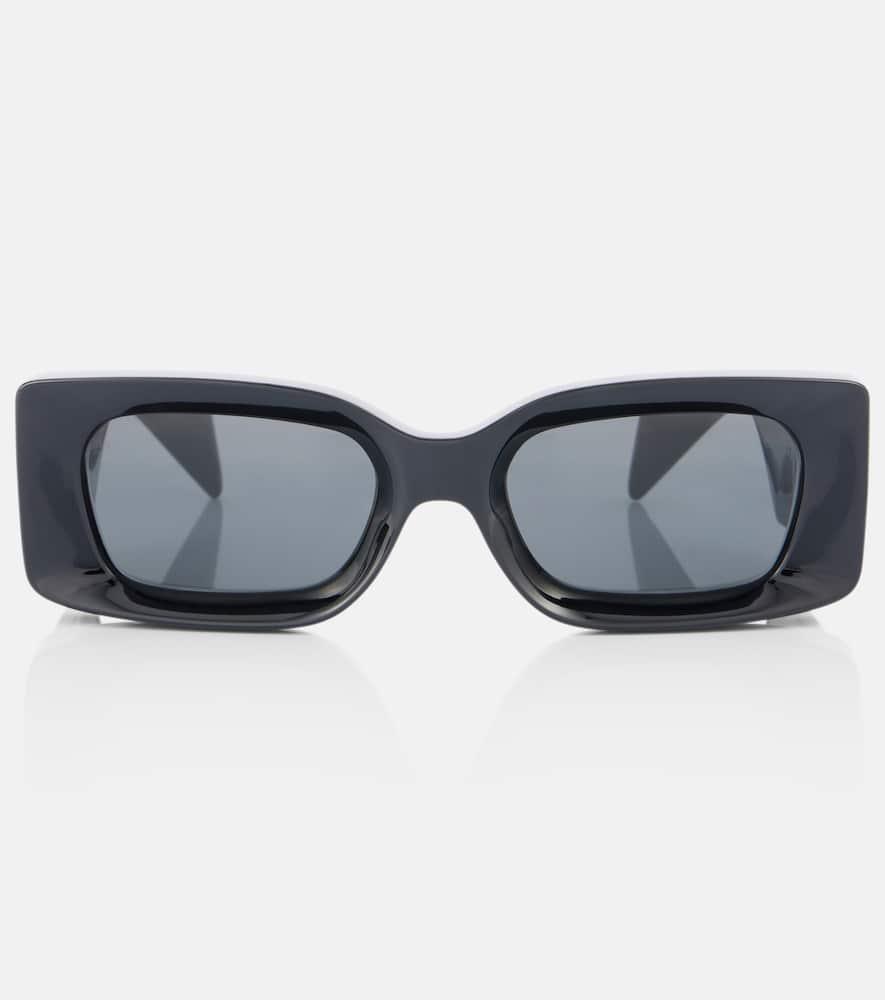 versace rectangular sunglasses