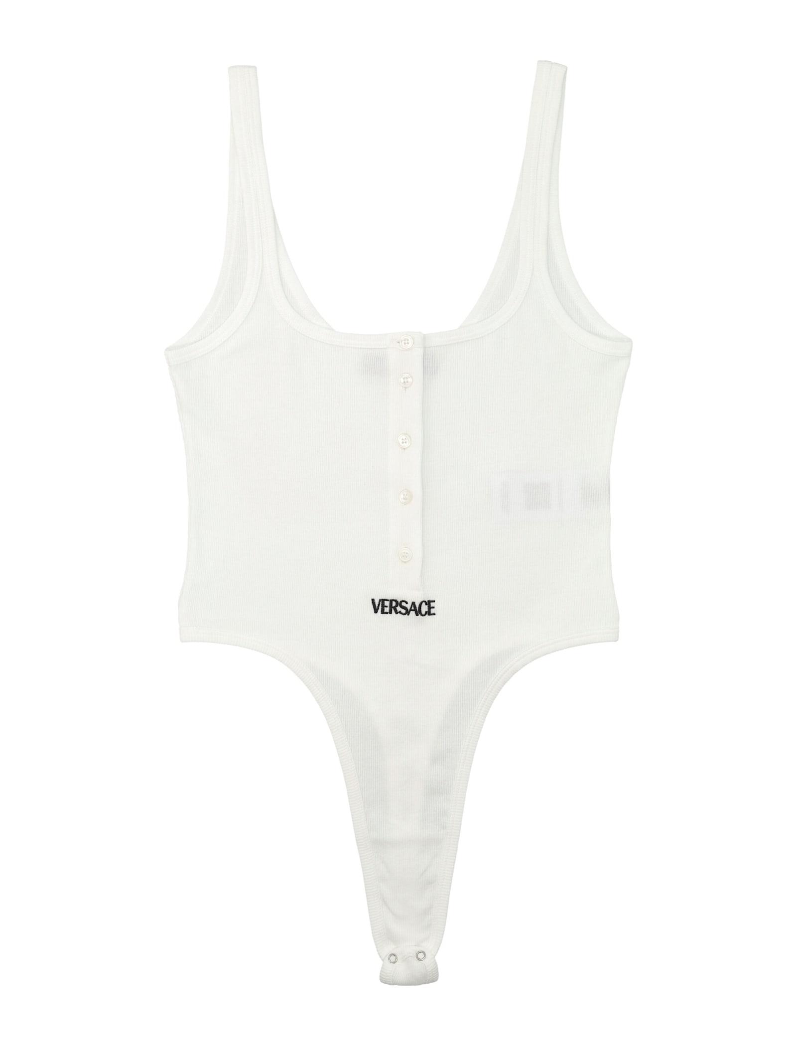 versace ribbed cotton bodysuit