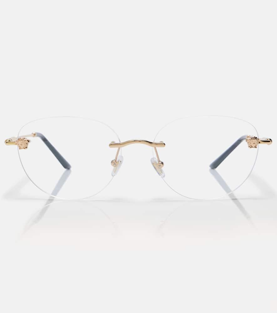 versace round glasses