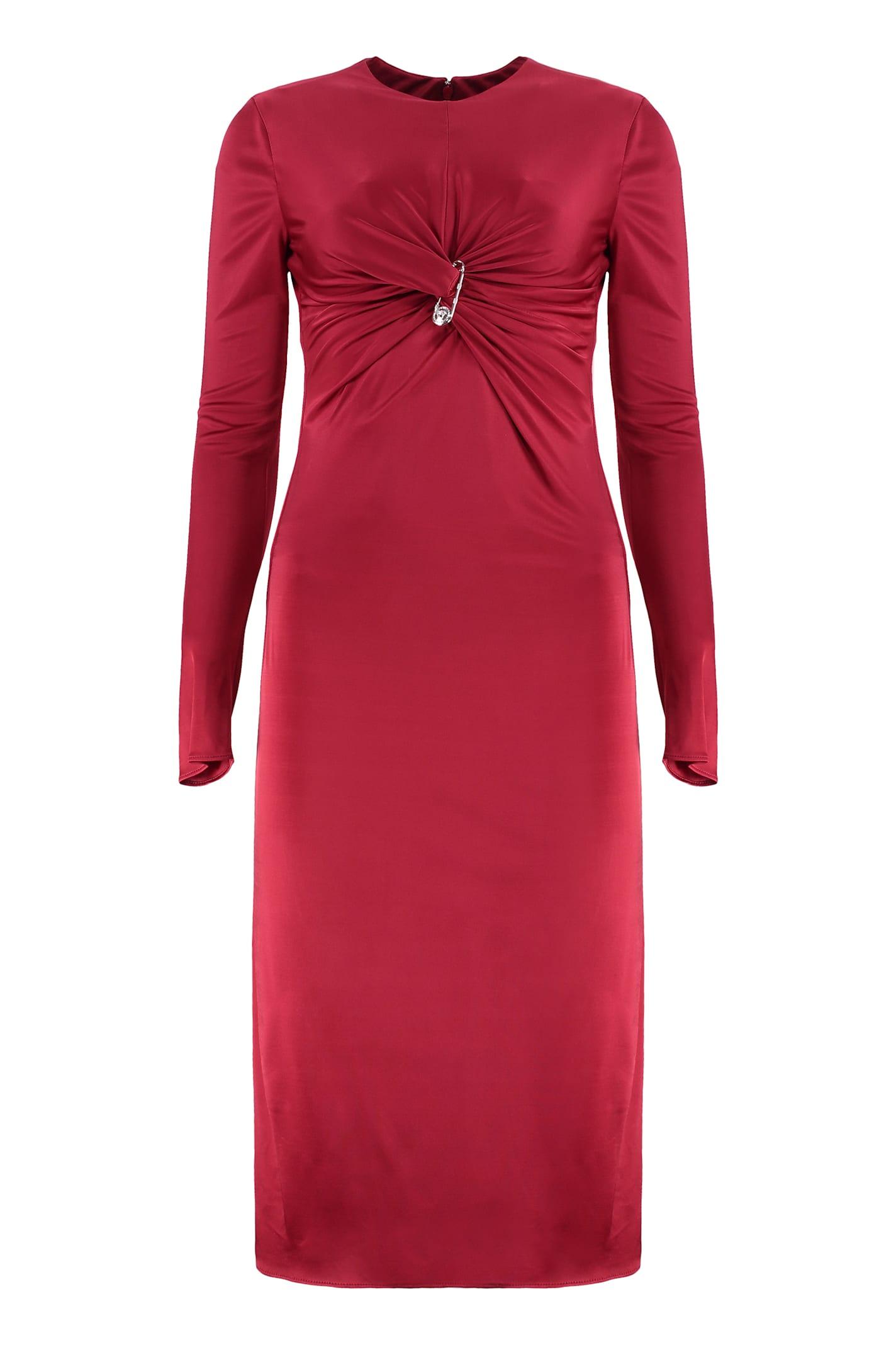 versace safety pin dress