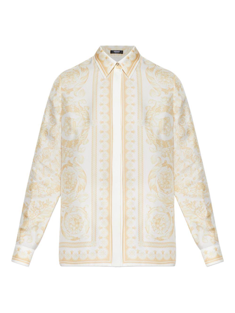 versace shirts golden outer:silk - women