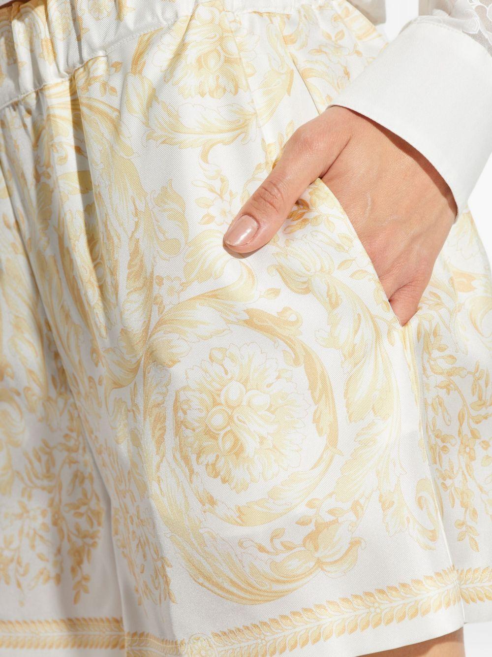 versace shorts golden outer:silk; lining:silk - women