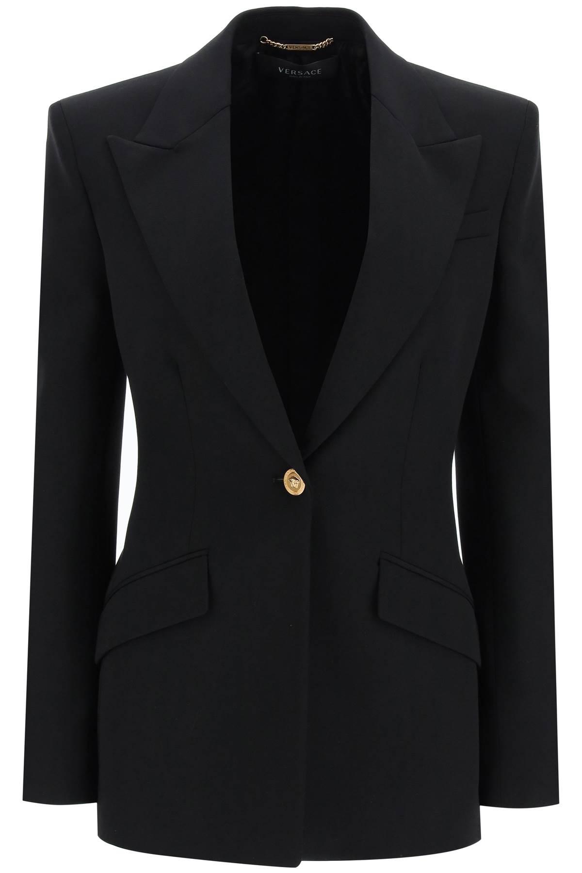 versace single breasted blazer jacket