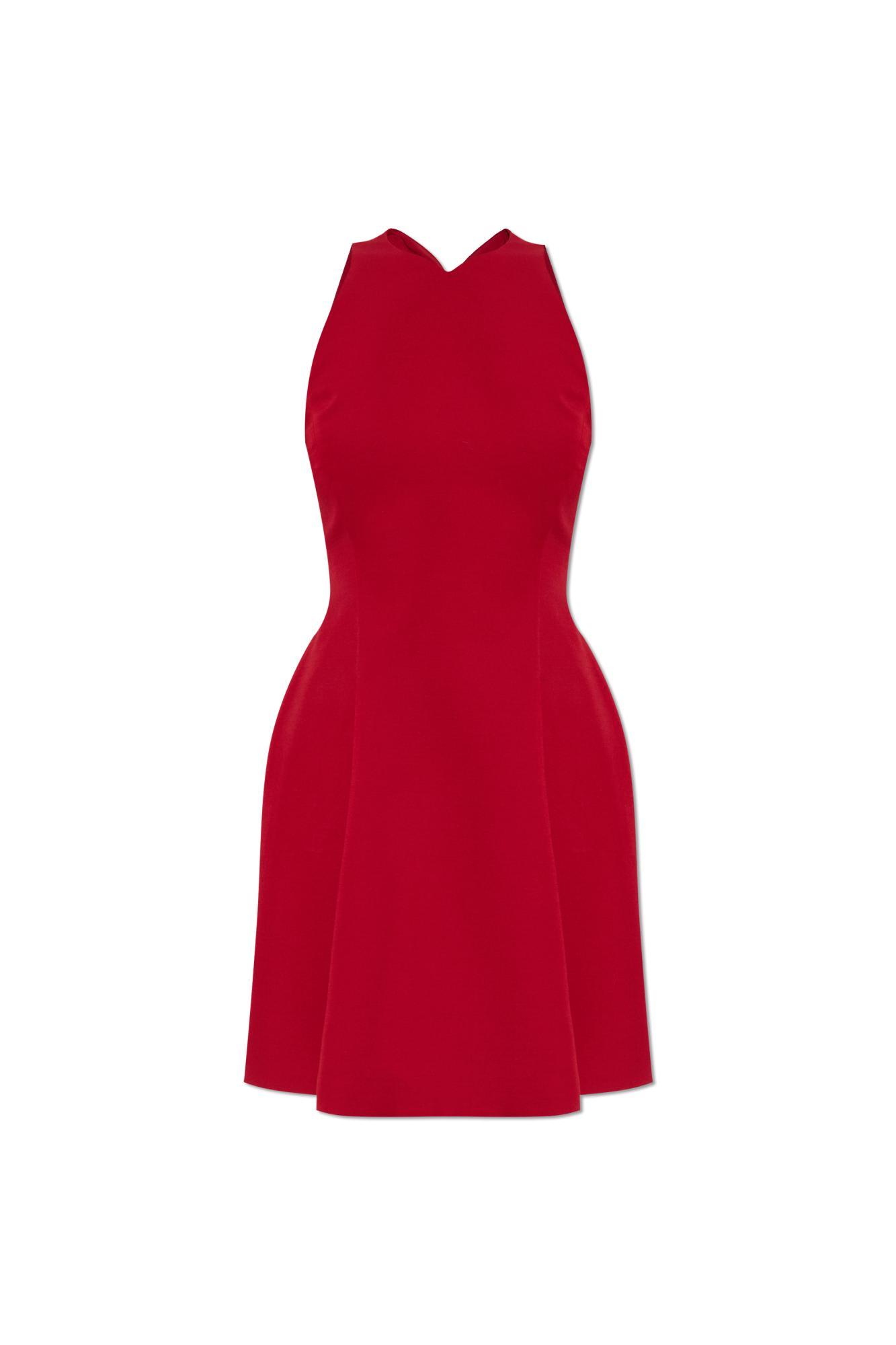 versace sleeveless dress