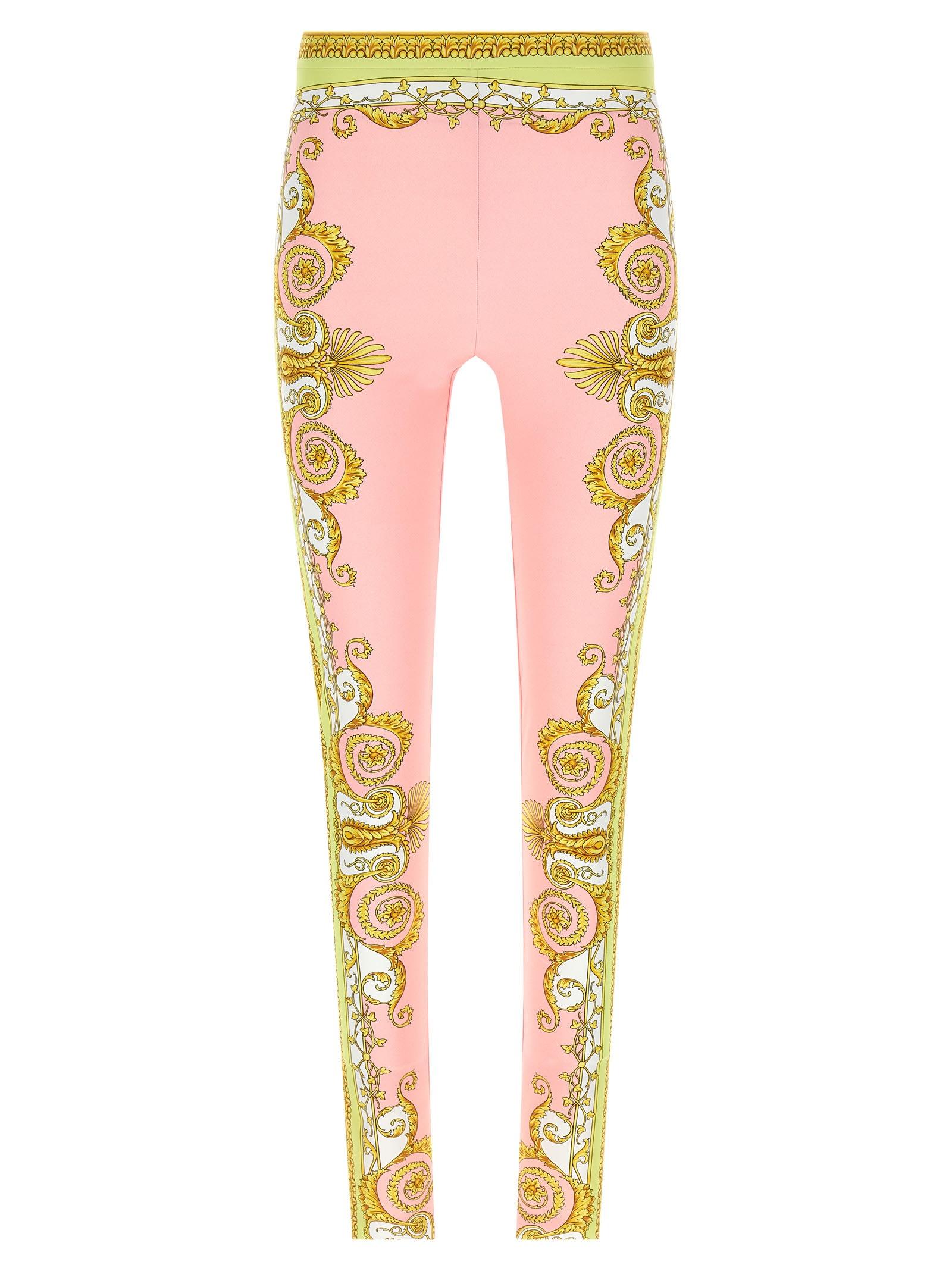 versace spring barocco leggings