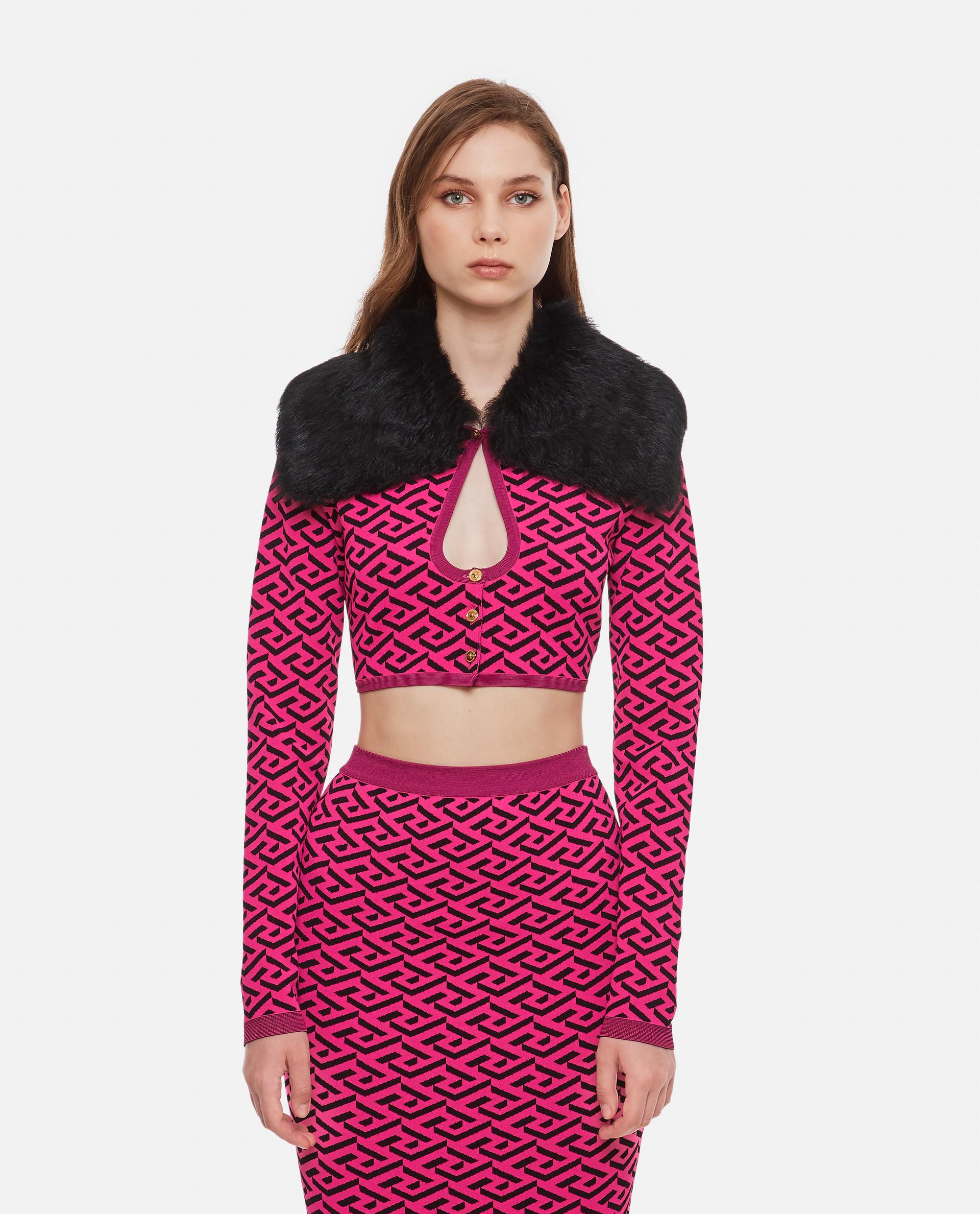versace sweaters pink - women