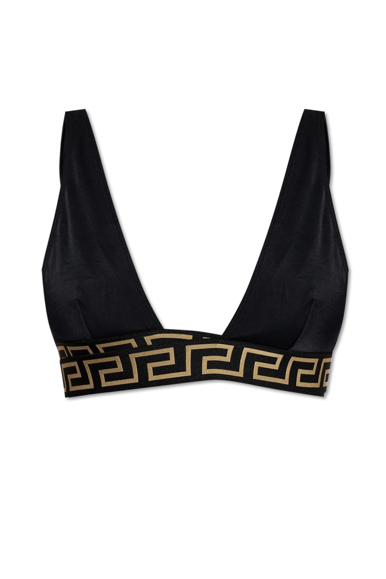 versace swimsuit top