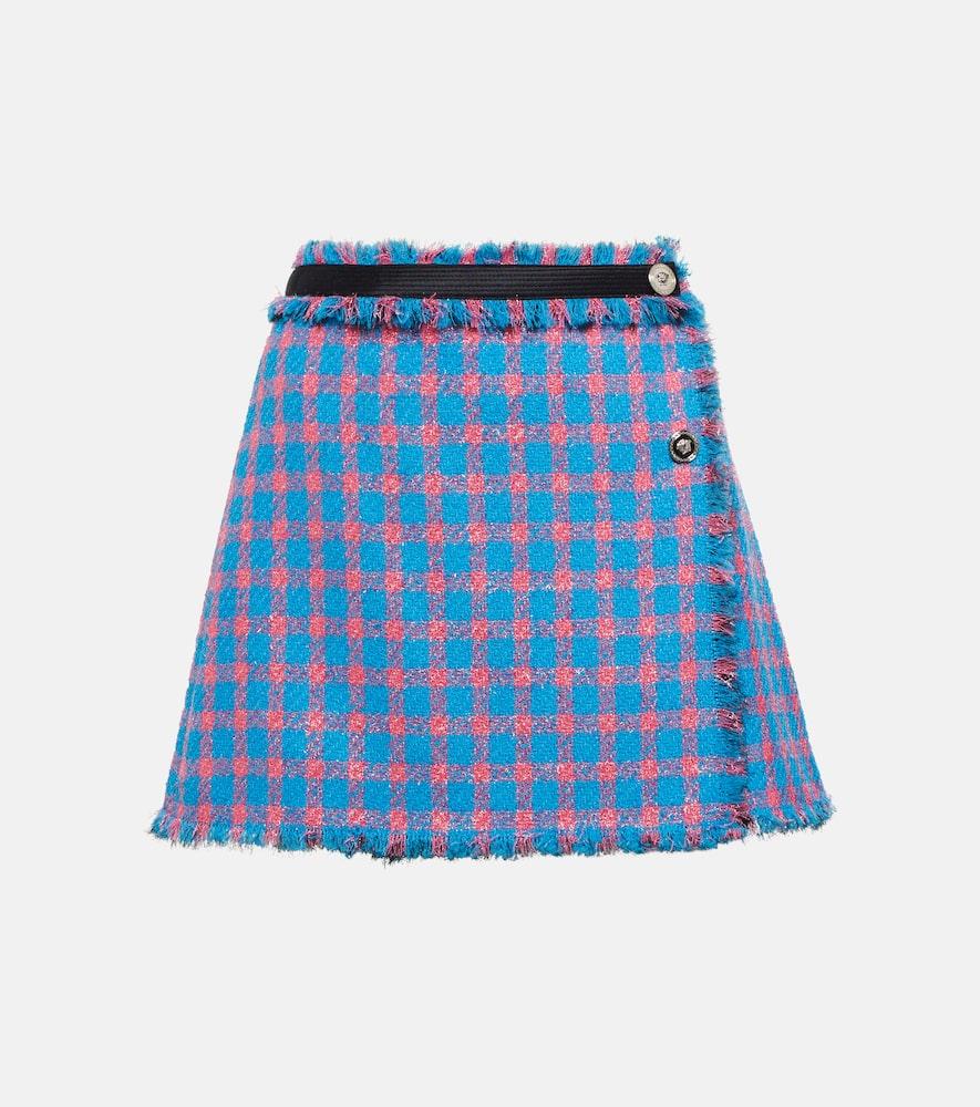 versace tweed miniskirt