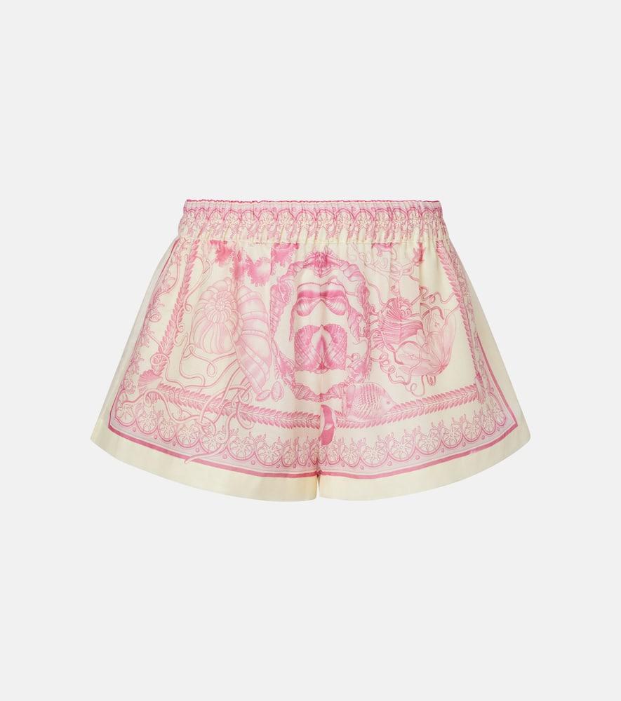 versace underwater barocco voile shorts