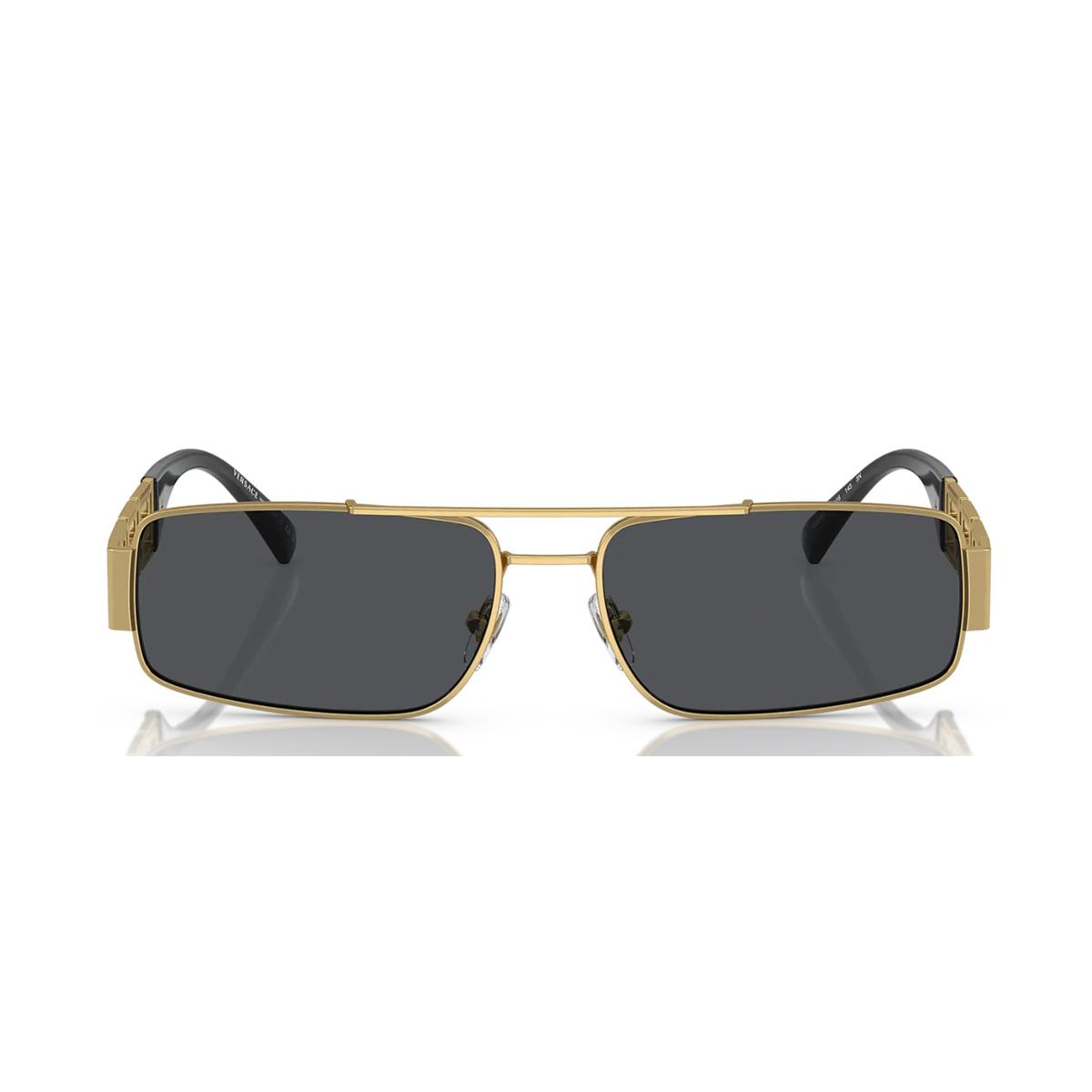 versace ve2257 100287 oro metal occhiali sole - women
