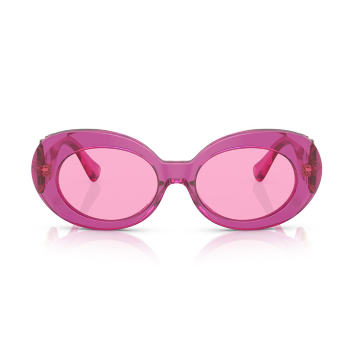 versace ve4426bu 5334-5 rosa celluloid occhiali sole - women