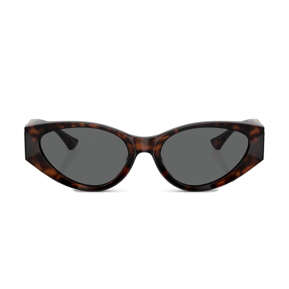 versace ve4454 542987 marrone acetate occhiali sole - women