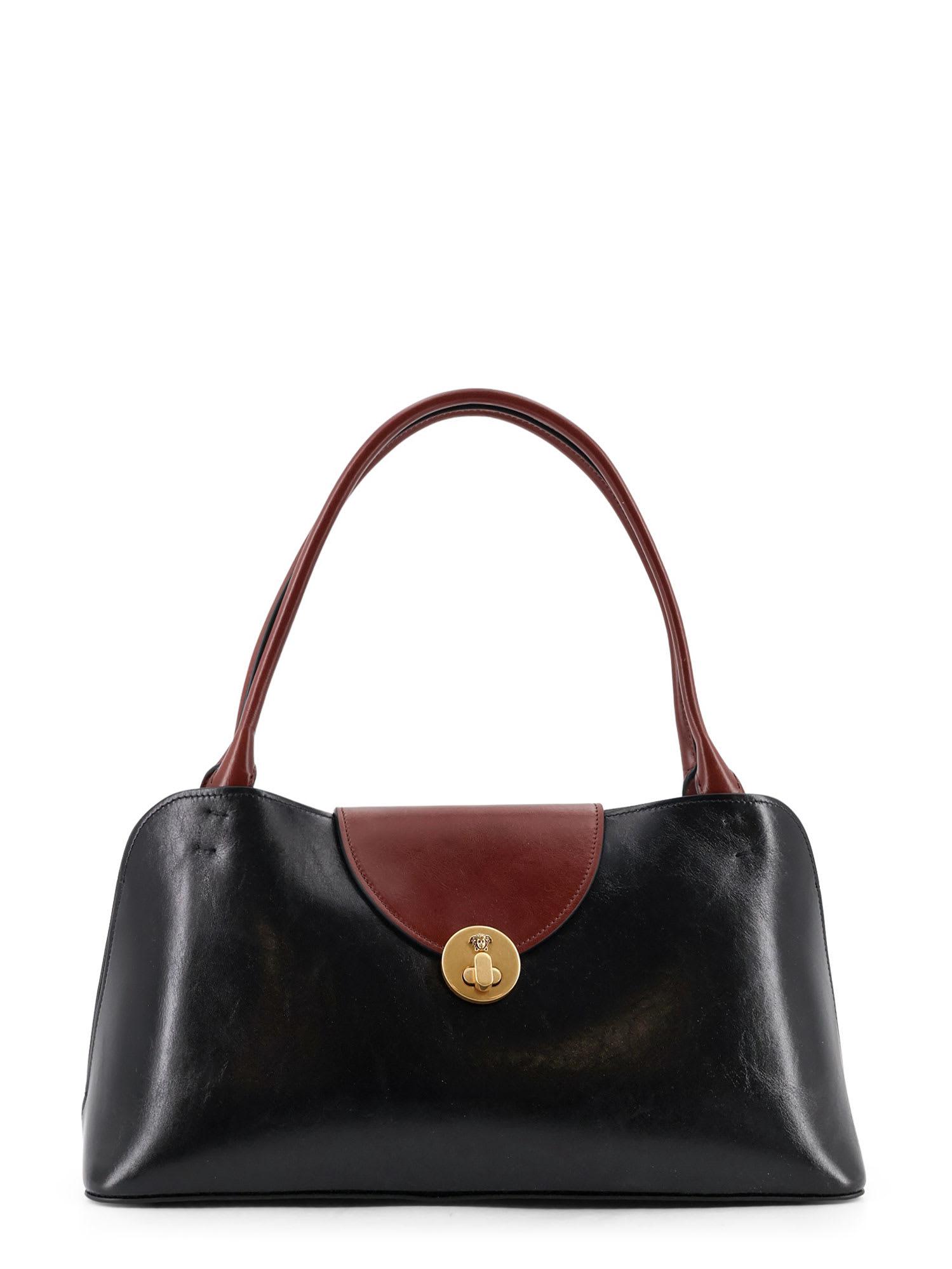 versace vivian leather shoulder bag