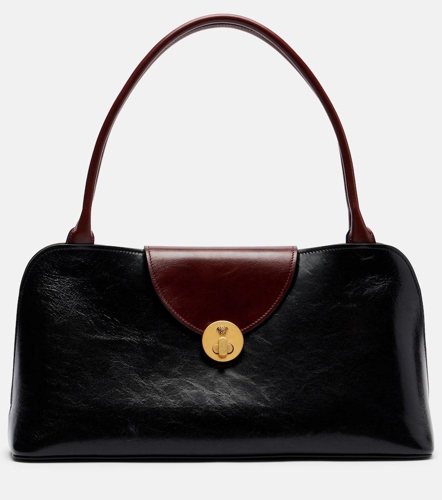 versace vivienne medium leather shoulder bag