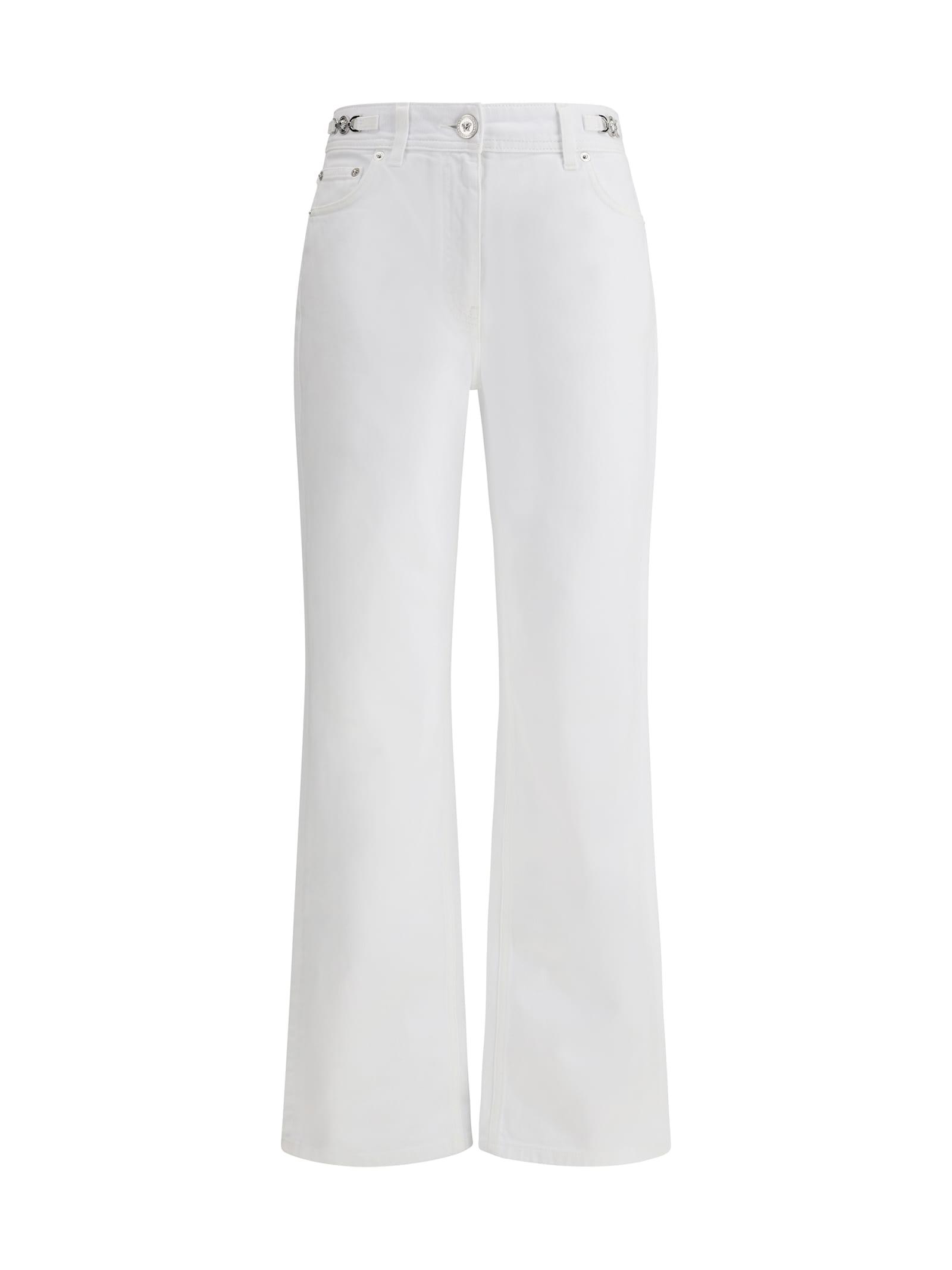 versace white jeans