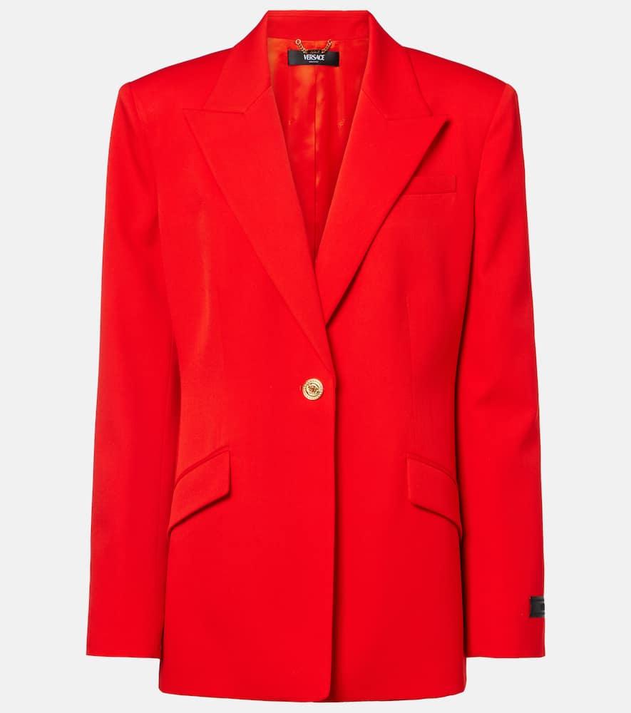 versace wool blazer