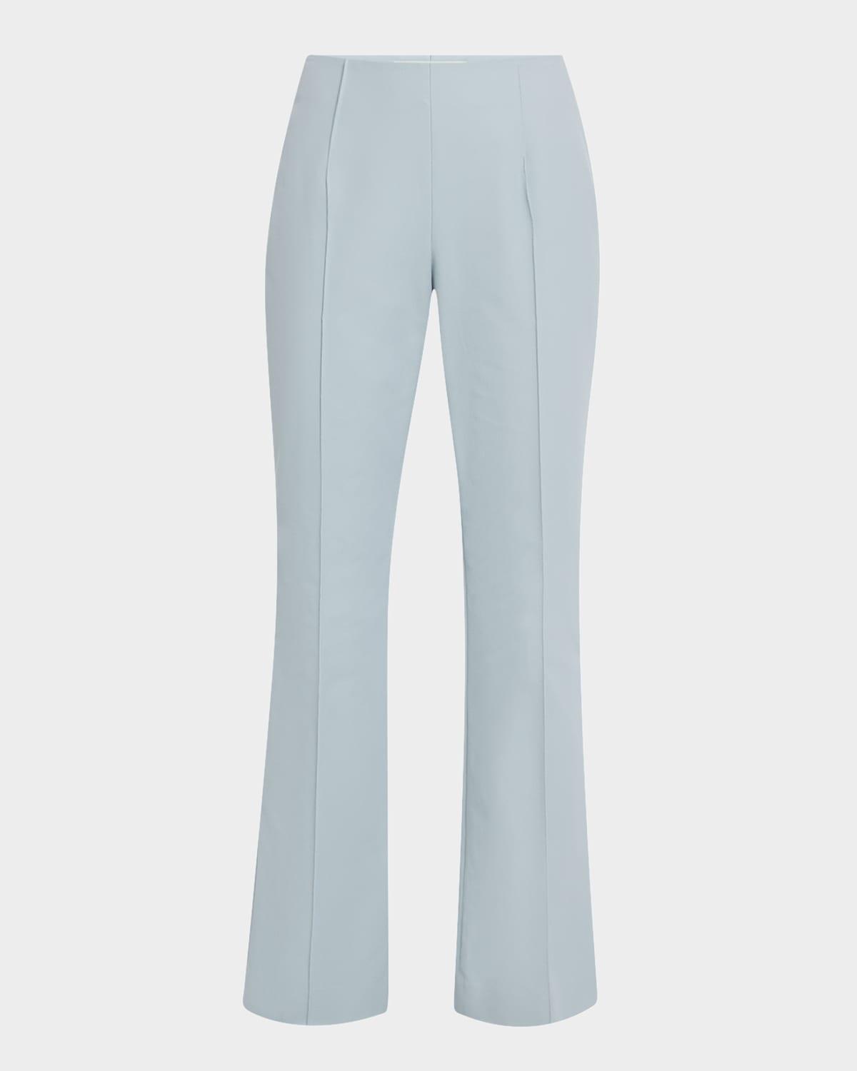 vesey seamed flare-leg crop pants