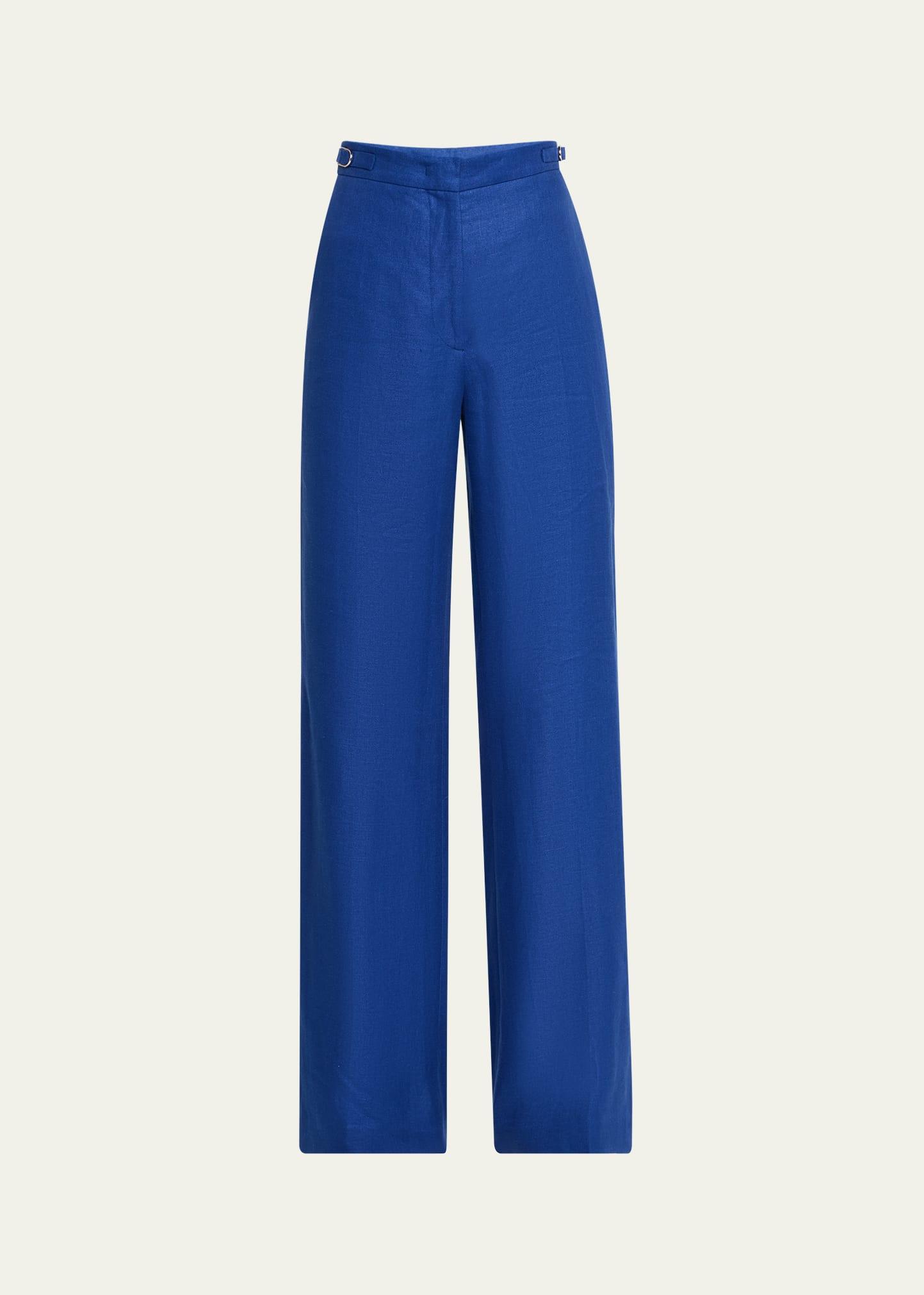 vesta wide-leg linen pants
