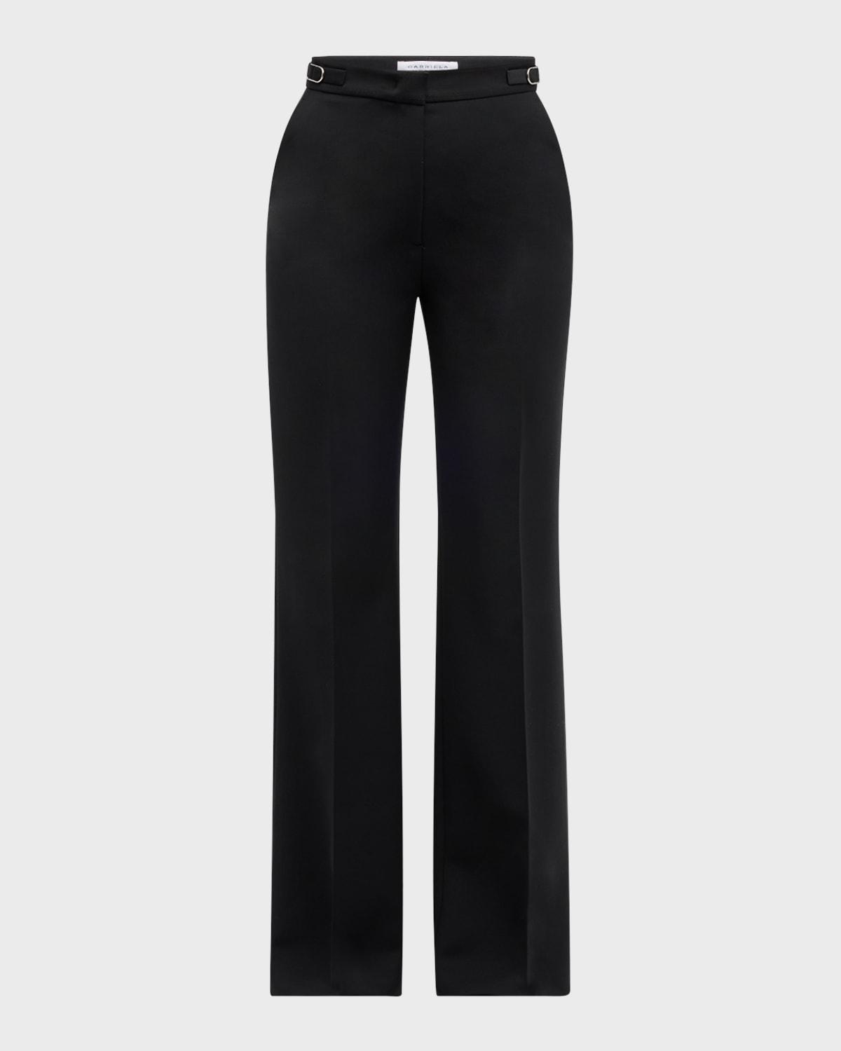 vesta wide-leg pants with belted detail