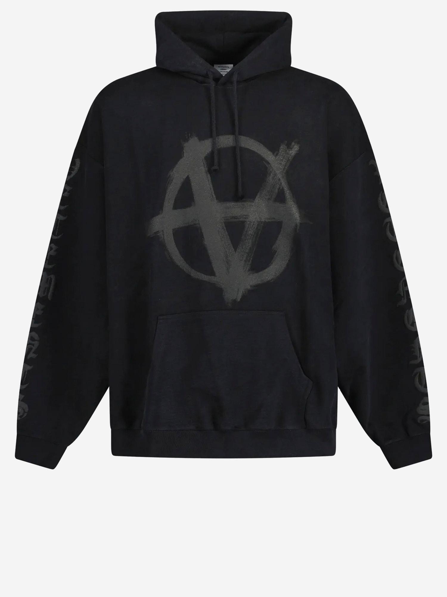 vetements cotton sweatshirt with print