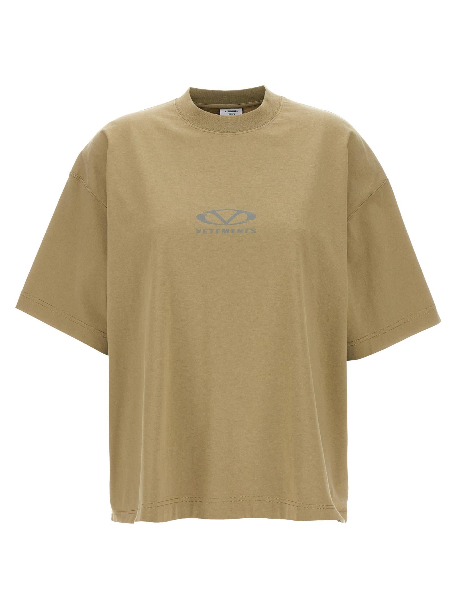 vetements oval logo t-shirt