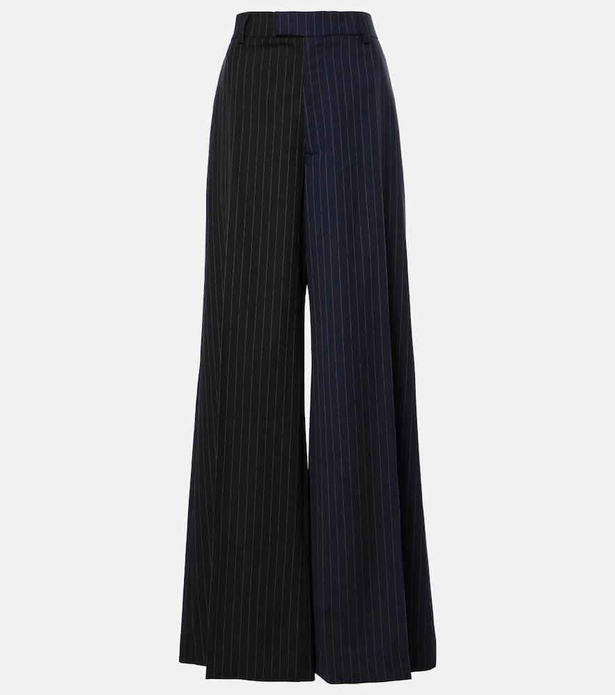 vetements pinstripe wool wide
