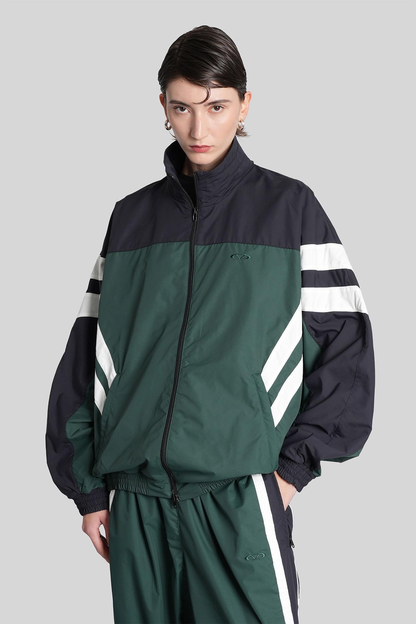 vetements sweatshirt in green nylon