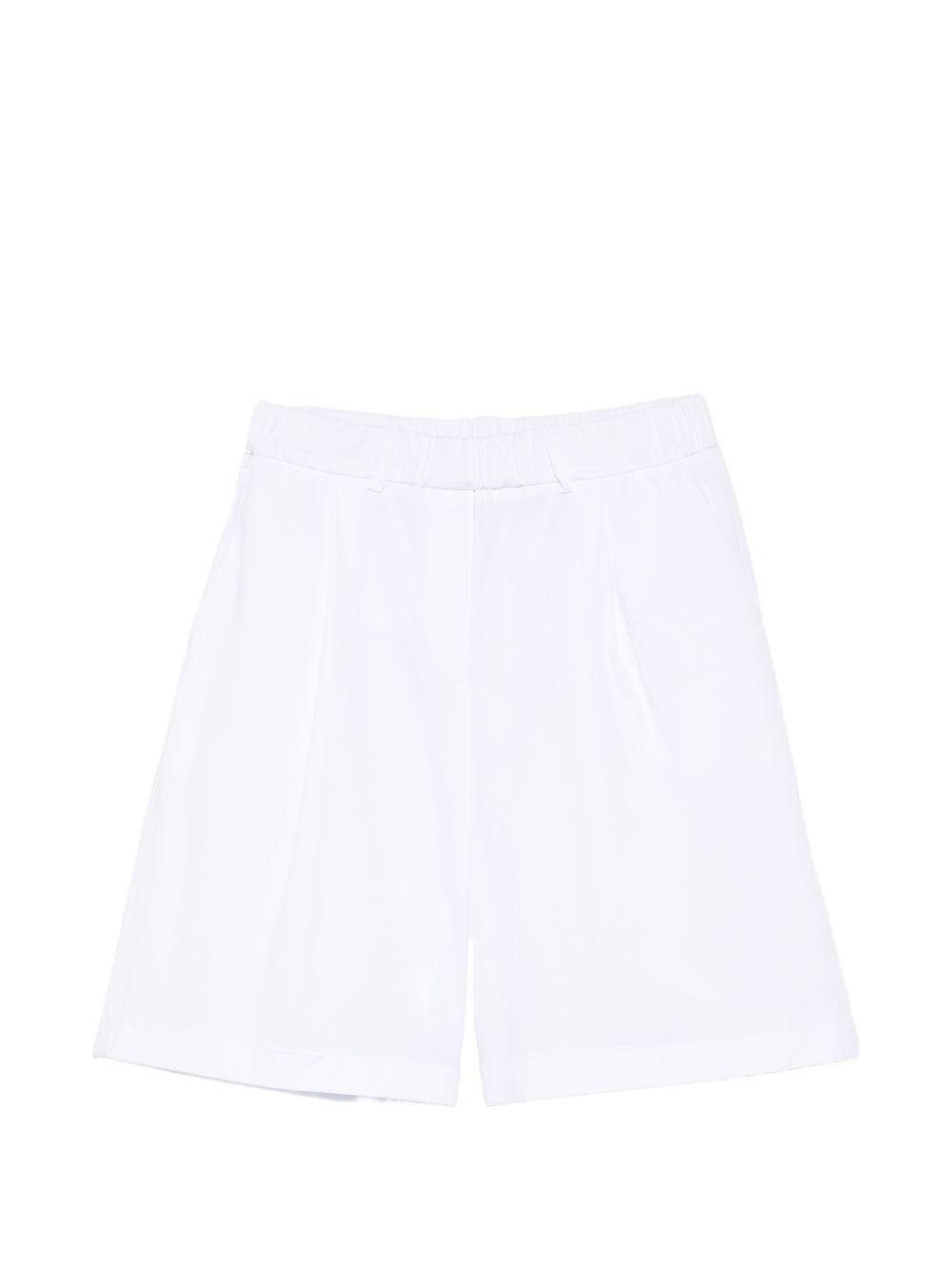via masini 80 shorts bianco cotton - women