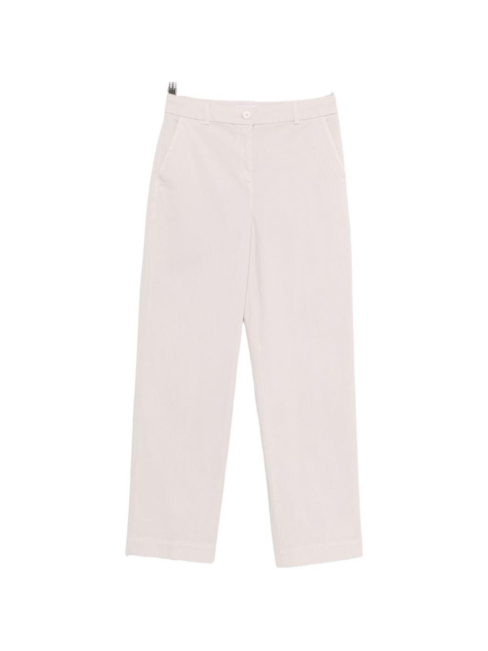 via masini 80 trousers beige cotton - women