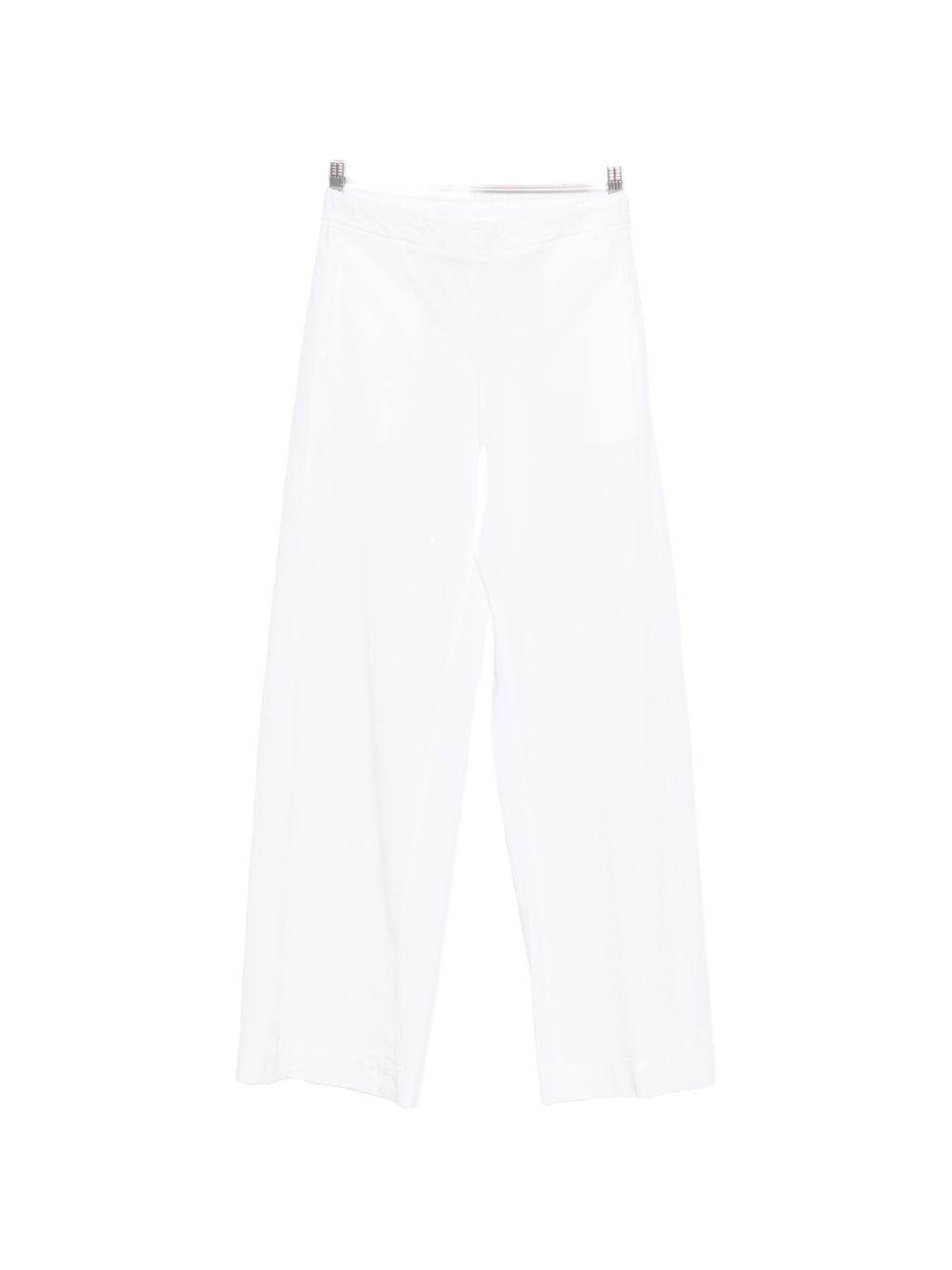 via masini 80 trousers white lyocell - women