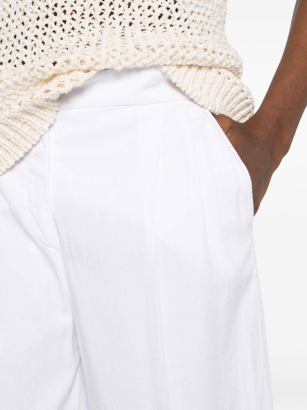 via masini 80 trousers white lyocell - women