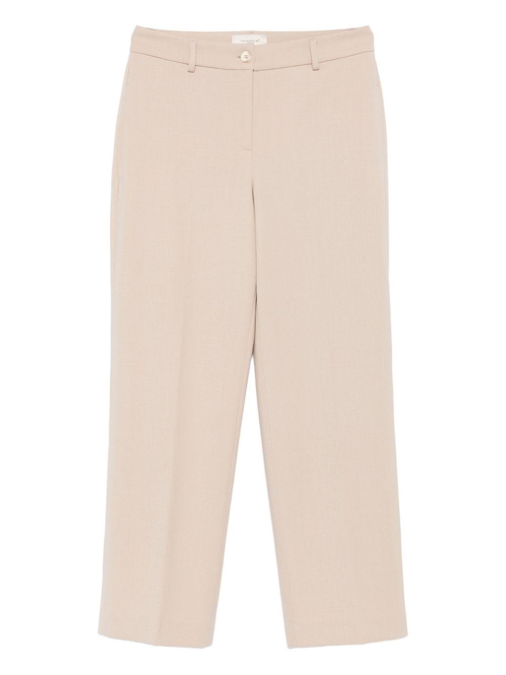 via masini 80 wool blend trousers