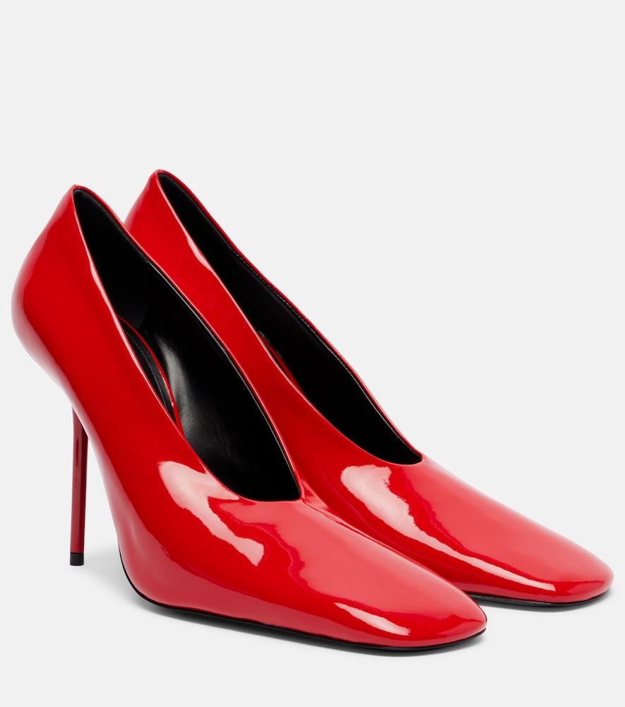 victoria beckham 100 patent leather pumps