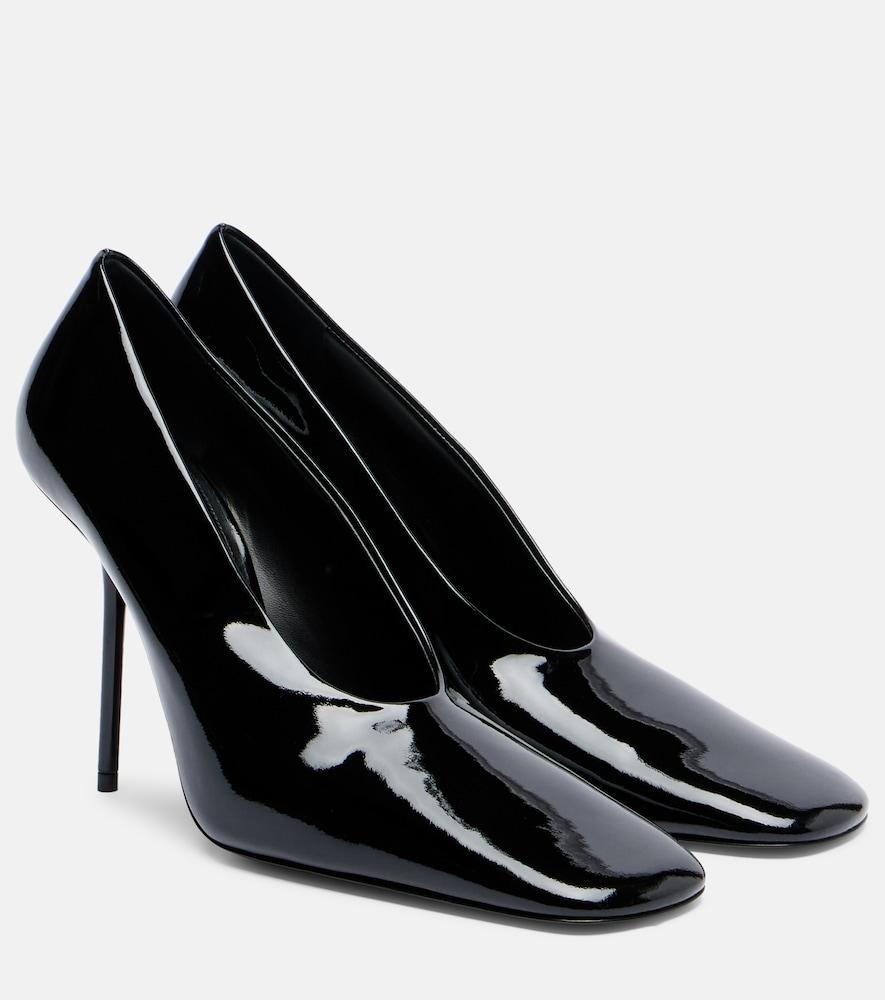victoria beckham 100 patent leather pumps